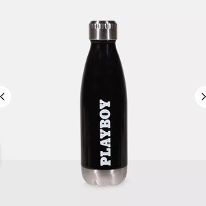 Playboy Black Logo Water Bottle